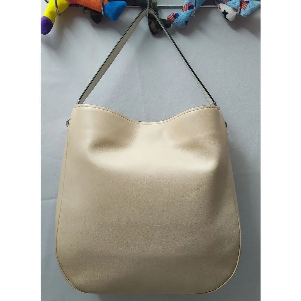 Marc By Marc Jacobs Brown and Ivory Leather Hobo Shoulder Bag